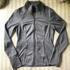 Zella gray zip-up
